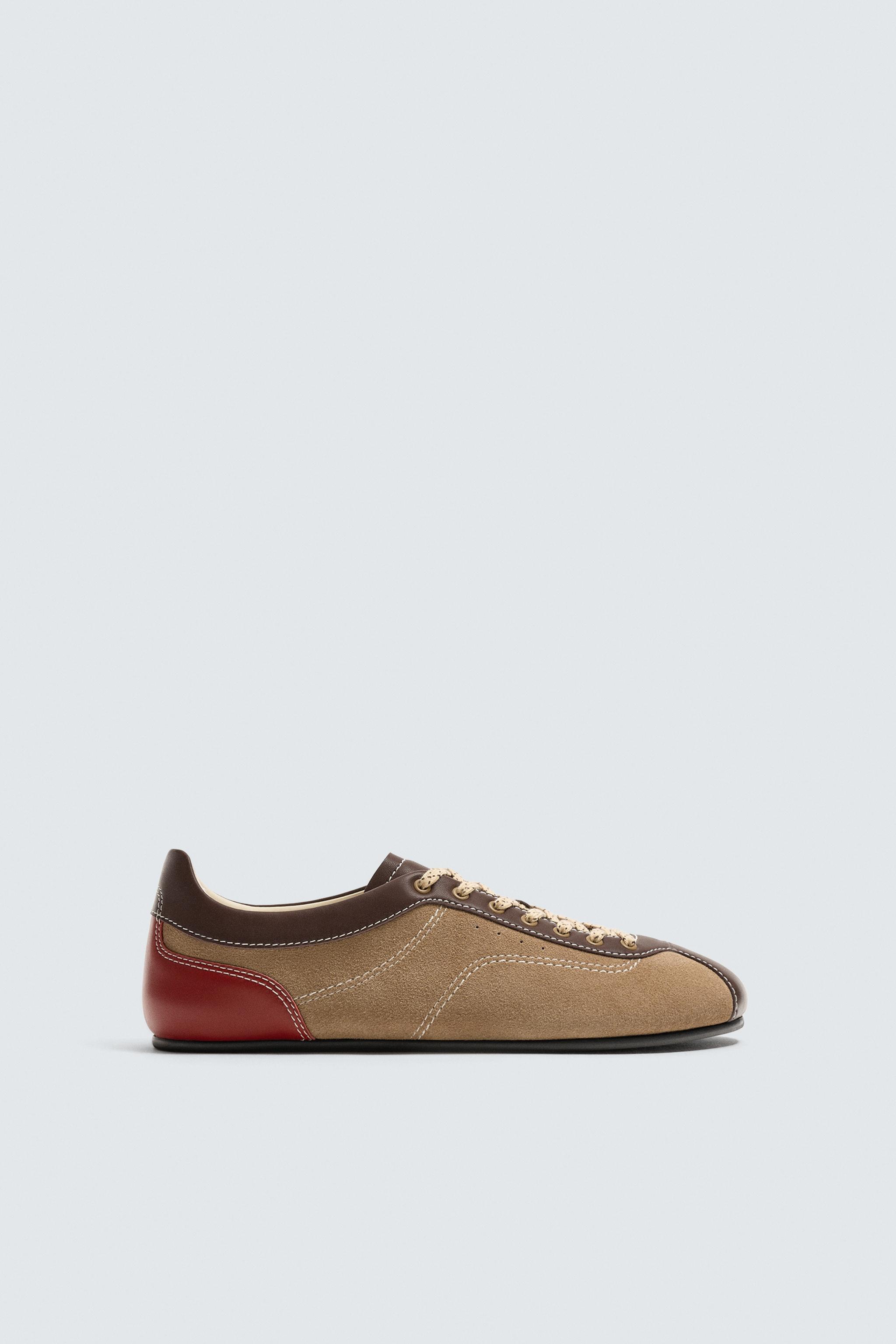 ZARA レザーシューズ 42 ZARA チャンキーレザーシューズ 42ブラック - メルカリ