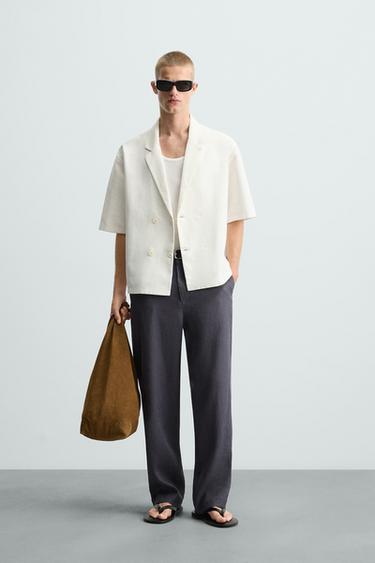 CAMISA KIMONO - Blanco de Zara - Imagen 0