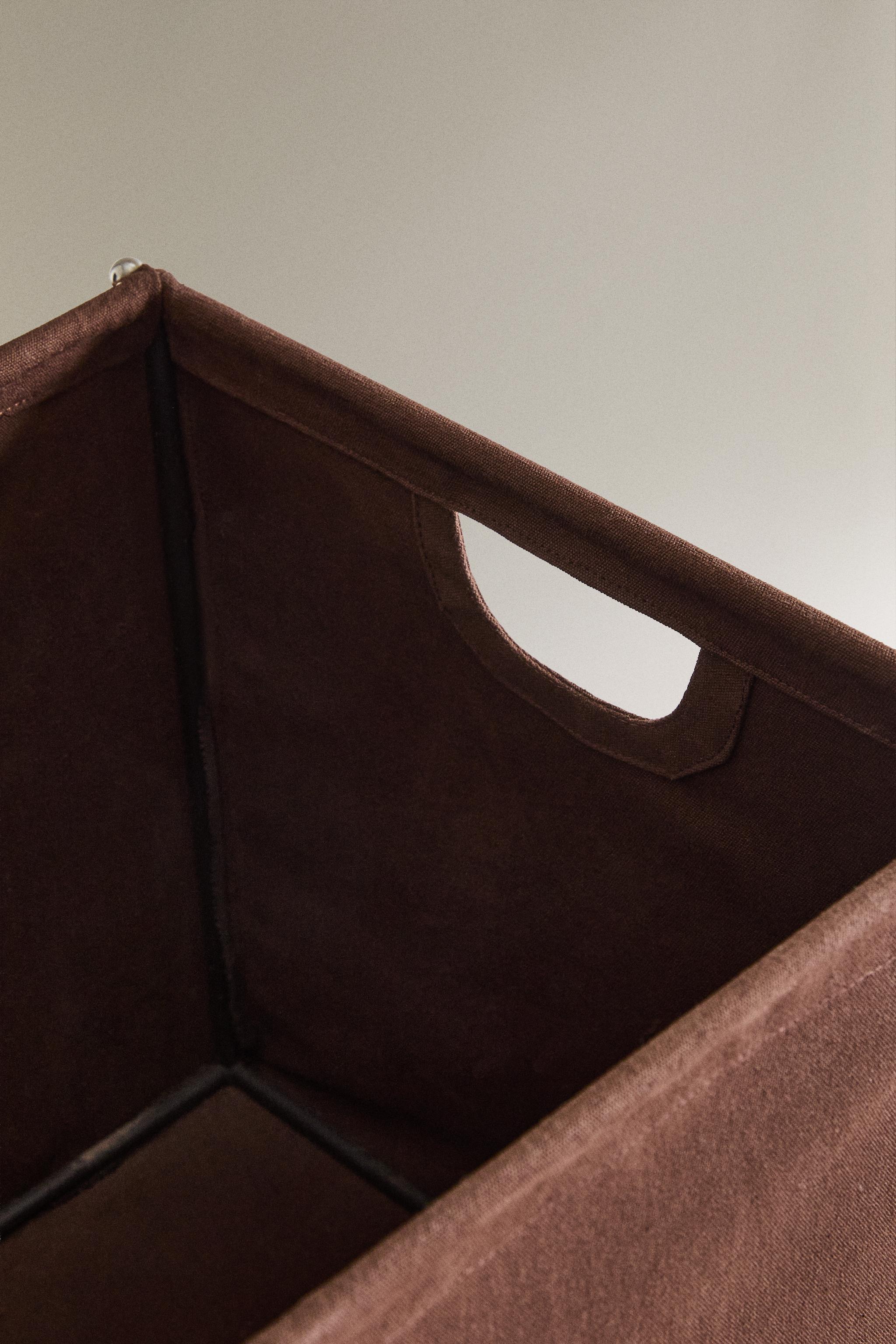 CANVAS FIREPLACE BASKET