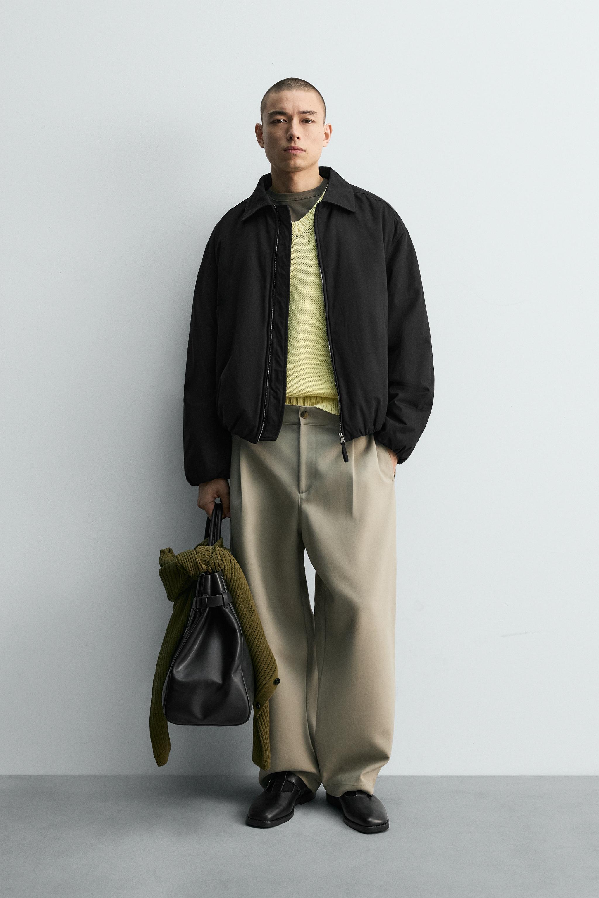 BOXY FIT TEXTURED JACKET