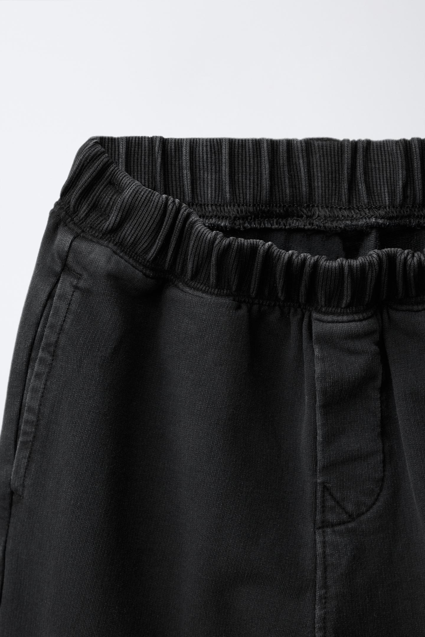Детские брюки Zara Solid Jogger, цвет: Чёрный — фото 4