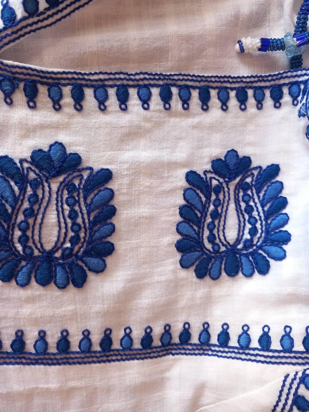 EMBROIDERED SHORT DRESS - Image 4