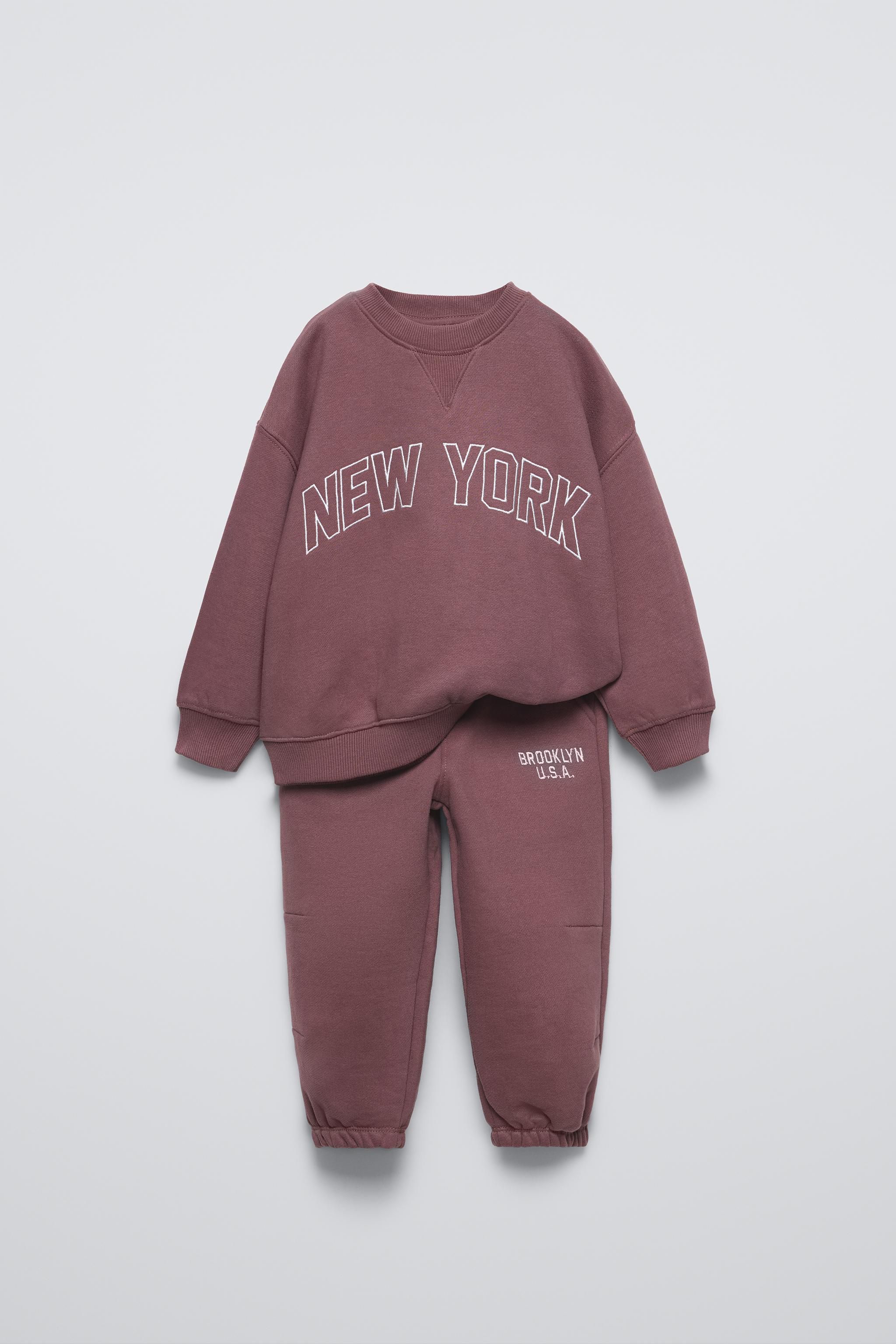 VARSITY SWEATSHIRT AND PANTS TRACKSUIT