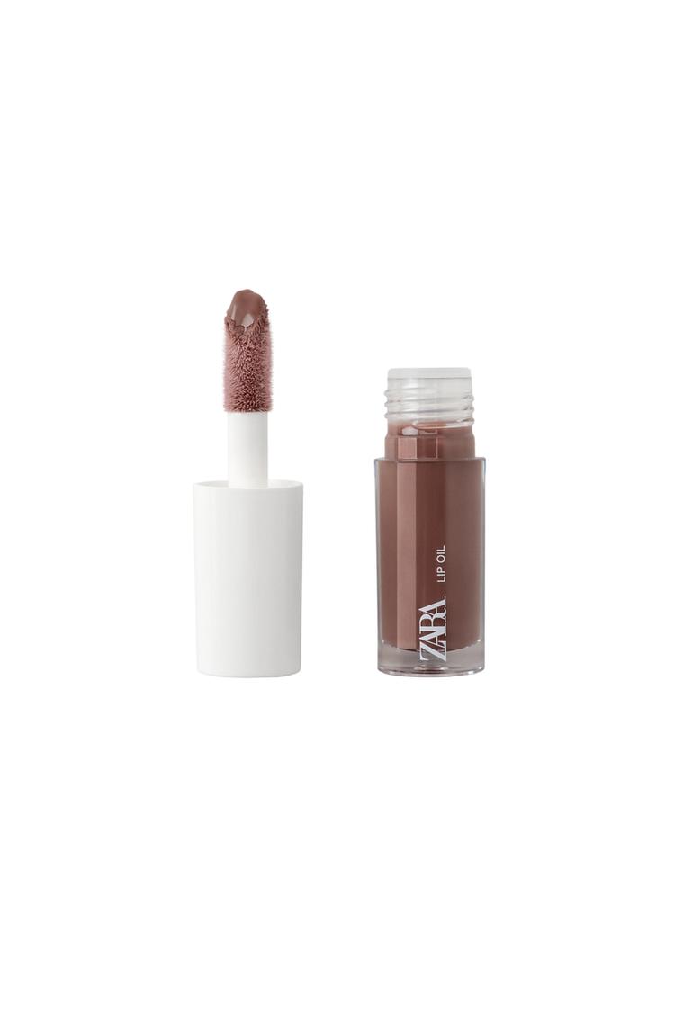 Zara lip oil vibrant caramel