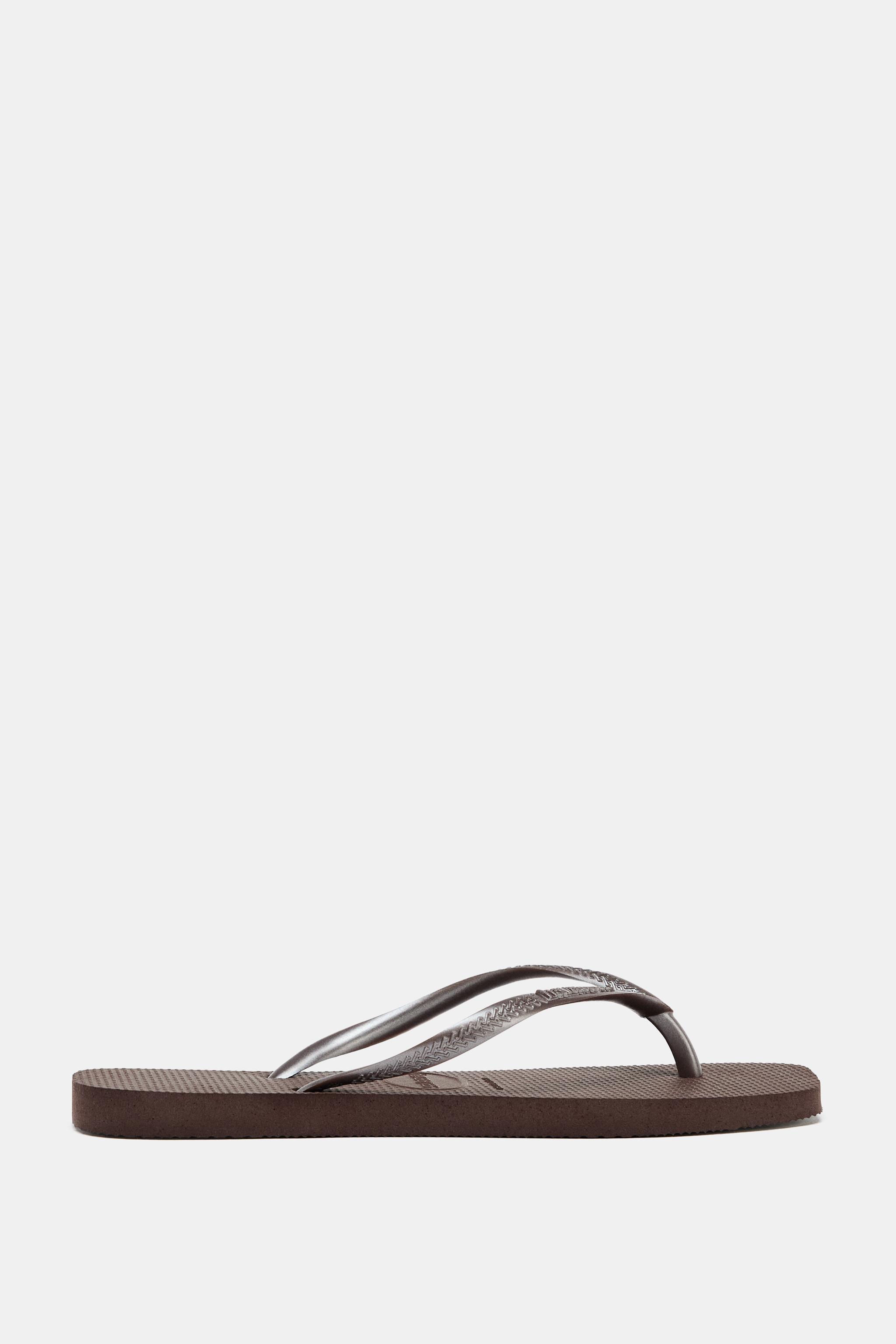 HAVAIANAS ® x ZARA SANDALS - Brown | ZARA New Zealand