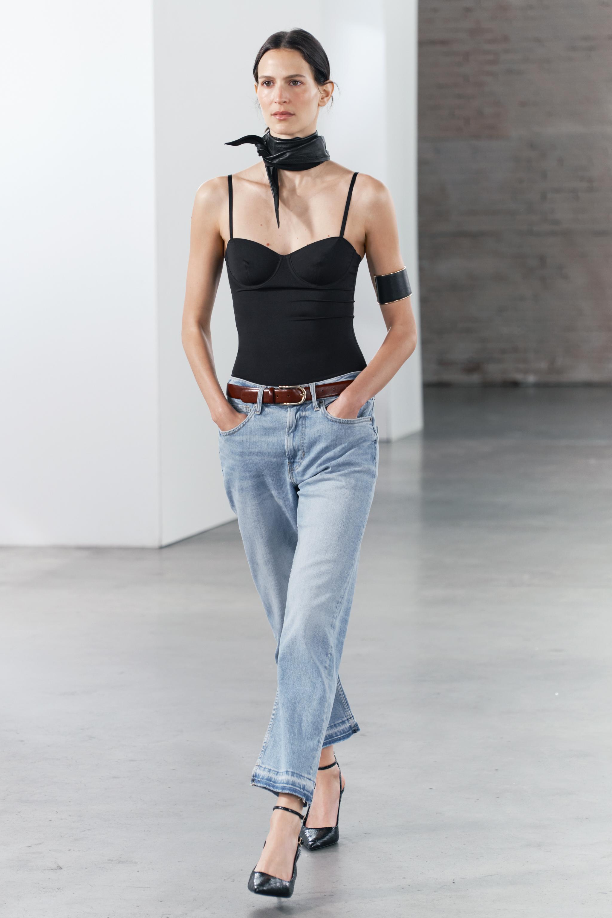RELAXED SLIM MID WAIST JEANS ZW COLLECTION