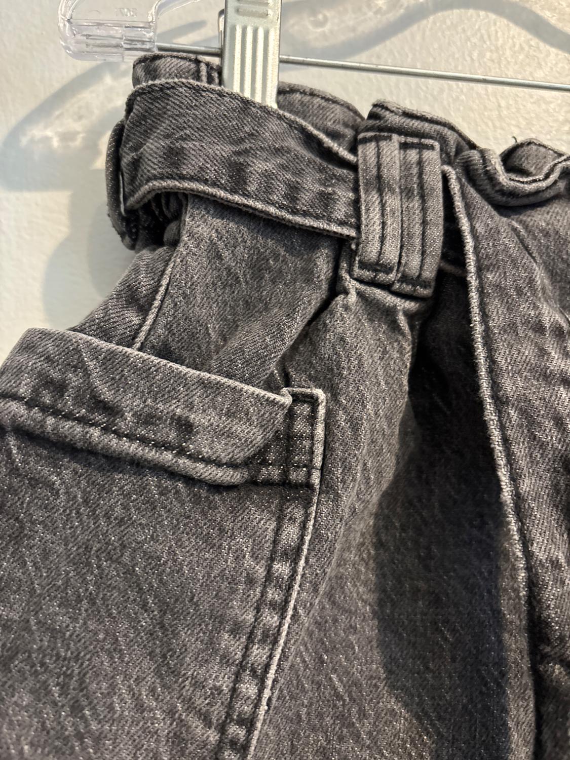 BELTED DENIM SHORTS - Image 3
