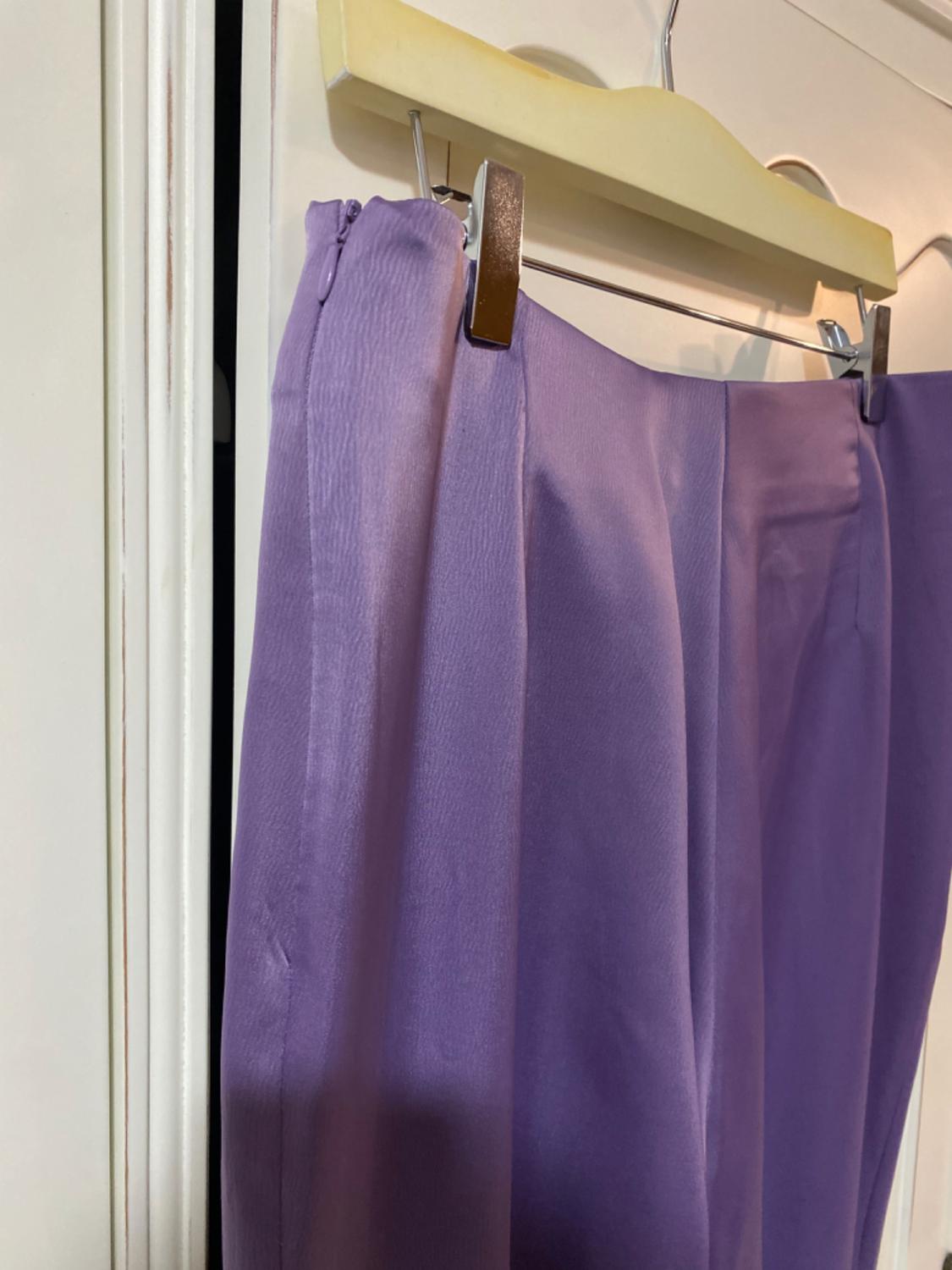 FLARED SATIN TROUSERS - Image 3