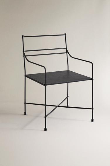 SESSEL MIT ARMLEHNEN AUS SCHMIEDEEISEN - Schwarz von Zara - Bild 0