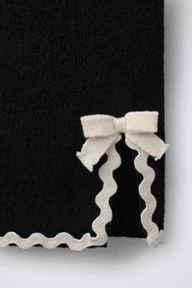 TROUSERS WITH CONTRAST RICKRACK TRIM - Black by Zara - Image 3