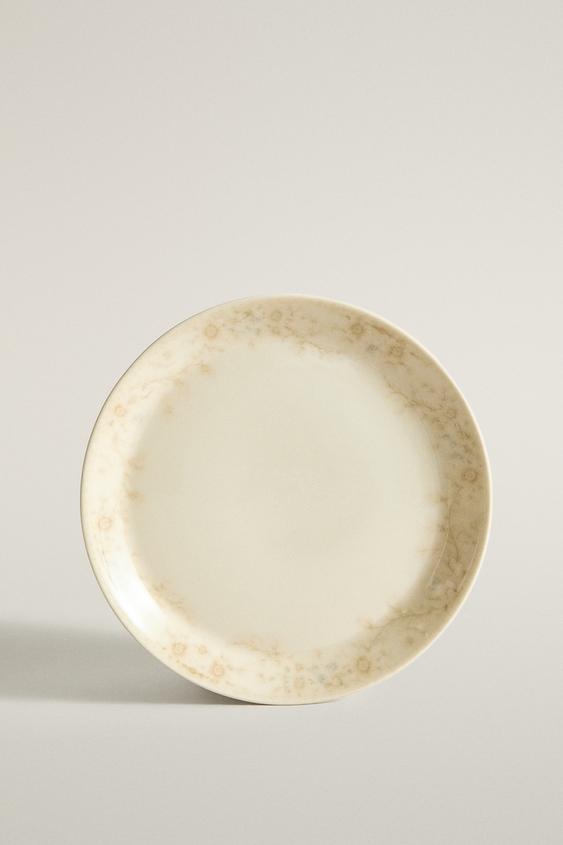 Zara GARDENIA STONEWARE SIDE PLATE - Beige-pink - Image 0