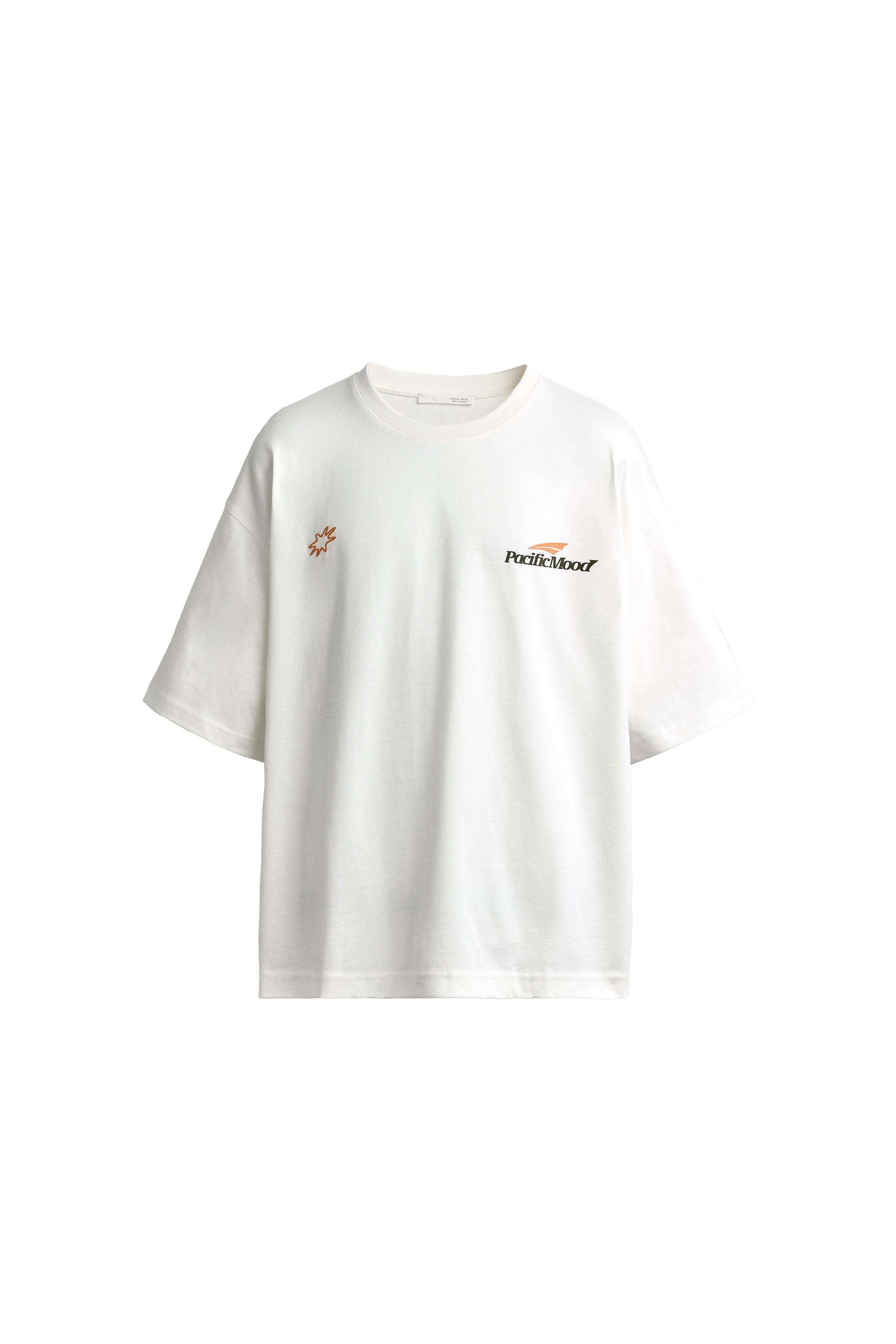 CAMISETA RELAXED FIT GRÁFICOS COMBINADOS