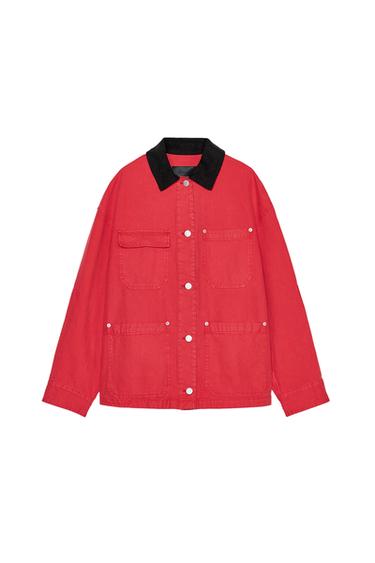 SOBRECAMISA CUELLO CONTRASTE ZW COLLECTION