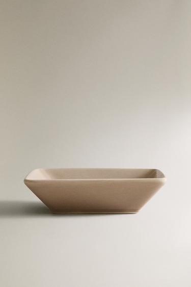 STONEWARE APPETISER BOWL - Taupe grey by Zara