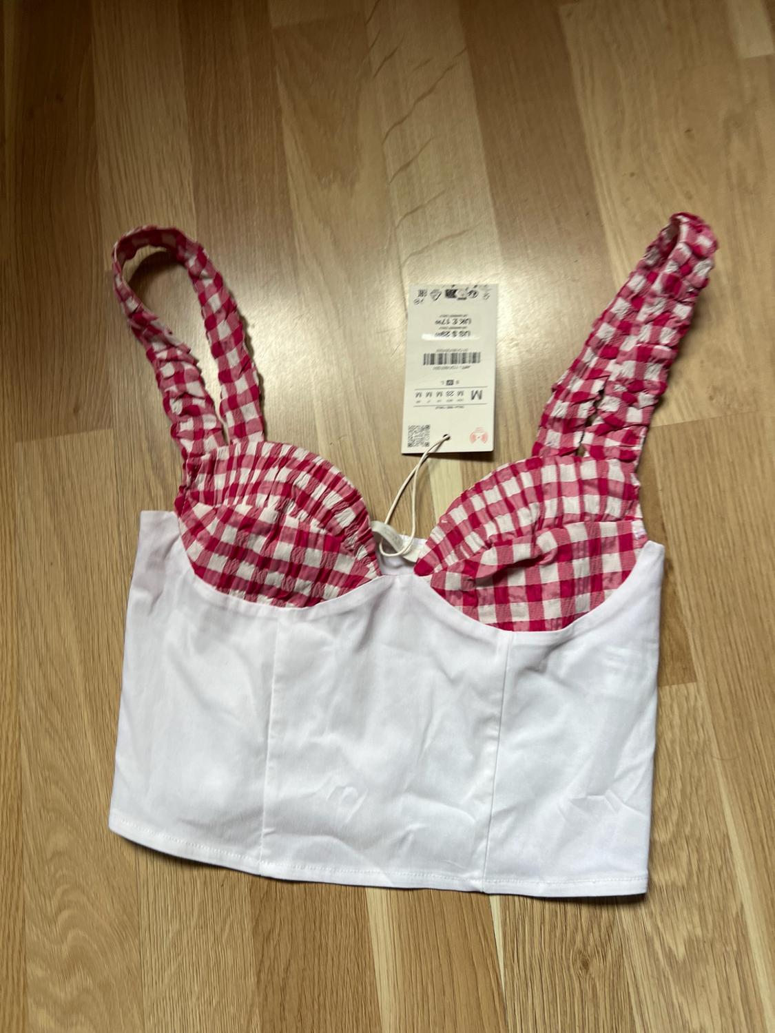 GINGHAM CORSET TOP - Image 4