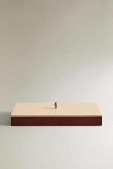 LACQUERED BOX WITH LID I COLIN KING - Ecru by Zara - Image 0