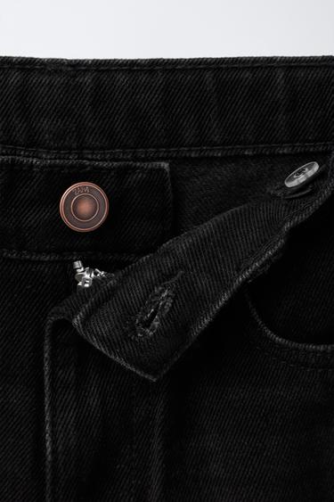 WIDE-LEG JEANS - Black by Zara - Image 2