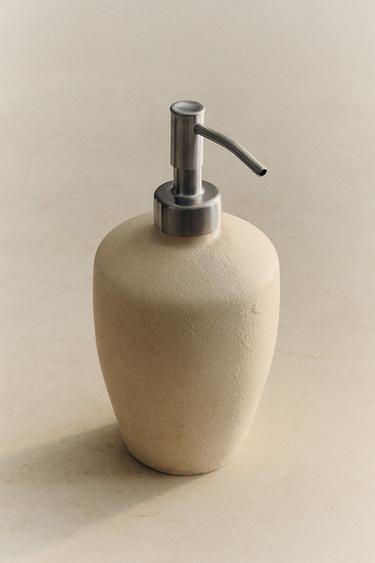 EARTH BROWN CERAMIC SOAP DISPENSER - Grey by Zara - Image 4