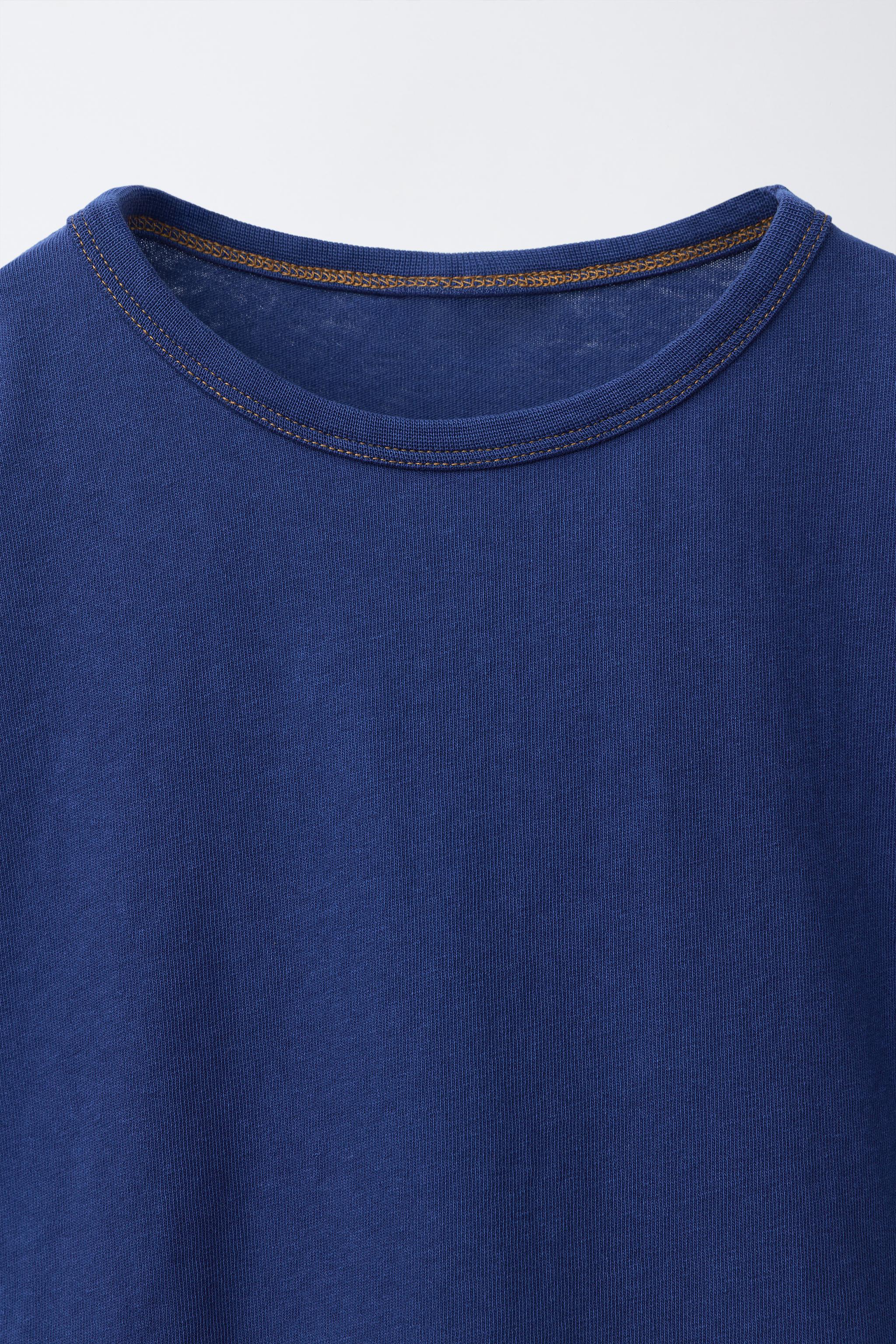 ZARA TIMELESS - PLAIN COTTON T-SHIRT