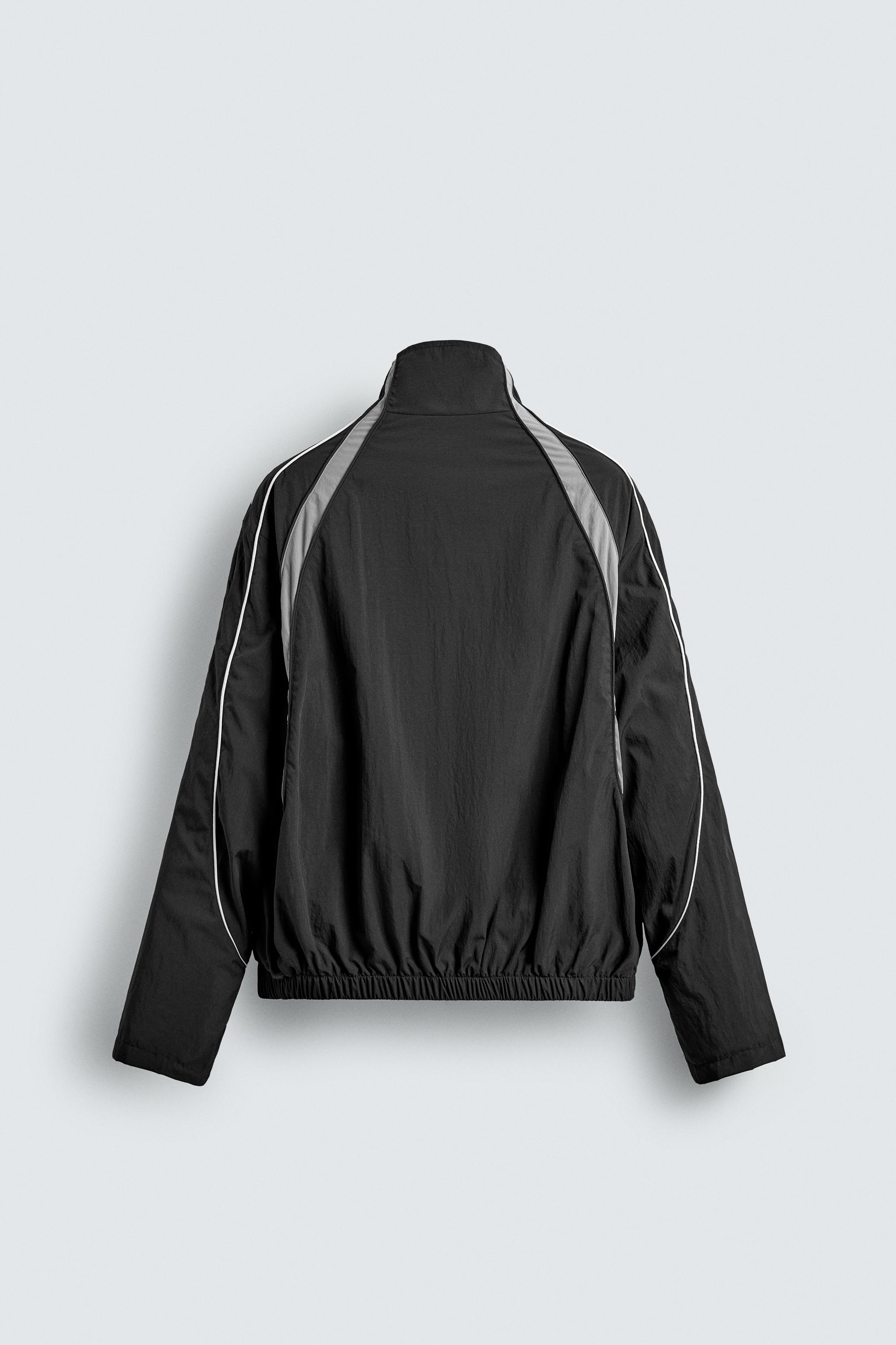 ★ZARA★ CONTRAST TECHNICAL JACKET CONTRAST TECHNICAL JACKET - Black | ZARA United States