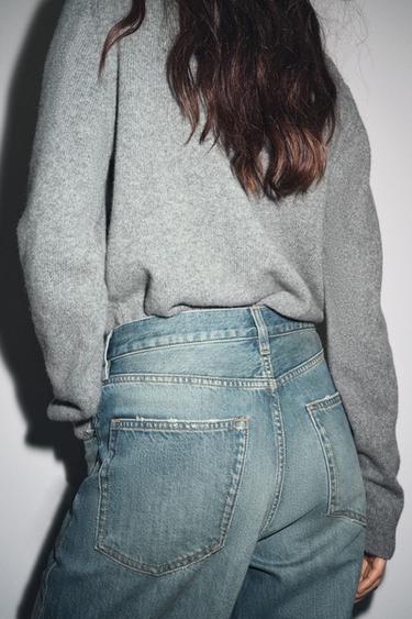 GILET BASIQUE EN CACHEMIRE ET LAINE - Gris de Zara - Image 5