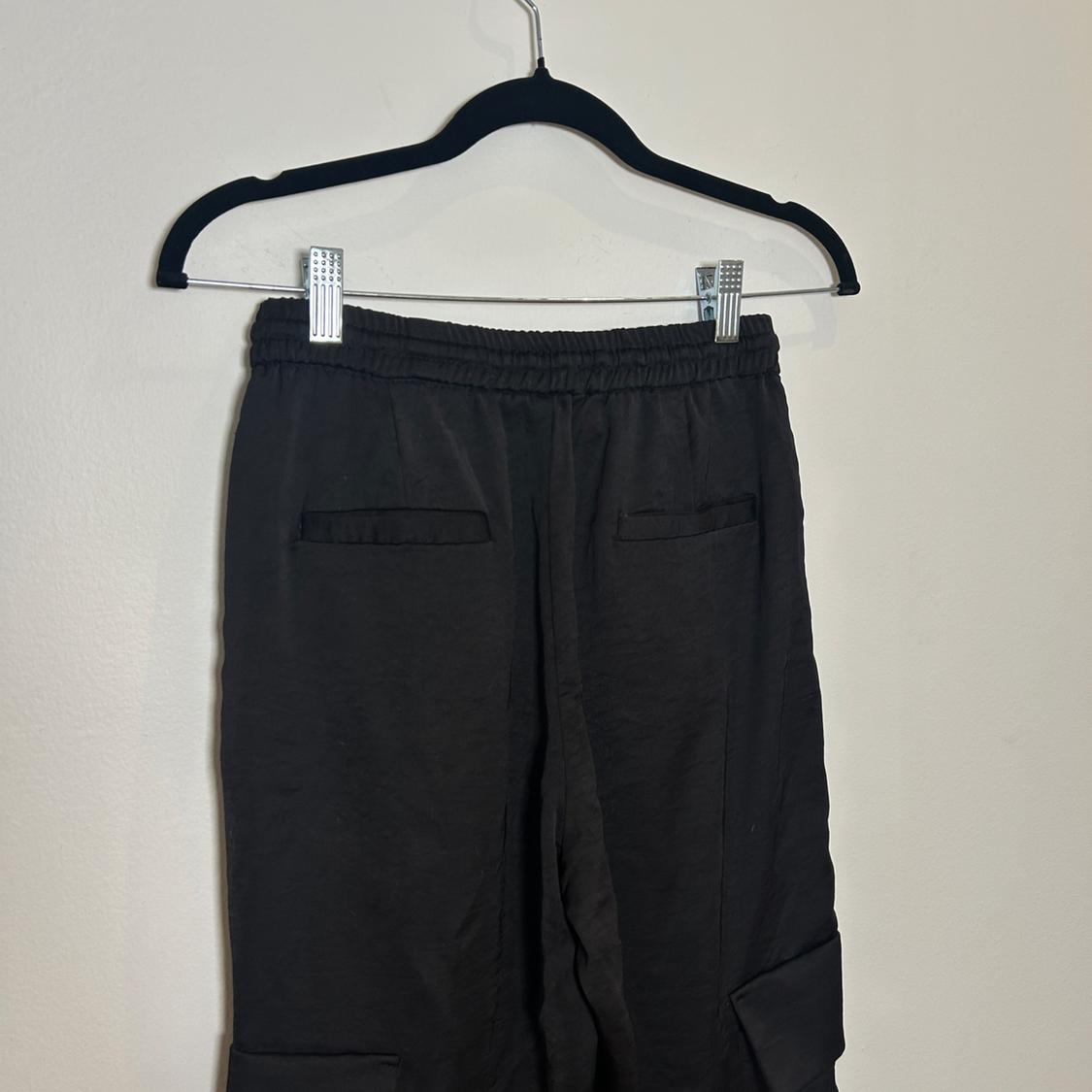 SATIN EFFECT CARGO PANTS - Image 7