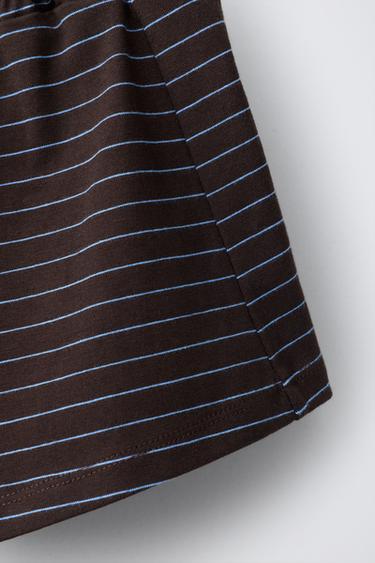 HEAVY JERSEY BERMUDA SHORTS - Brown by Zara - Image 3