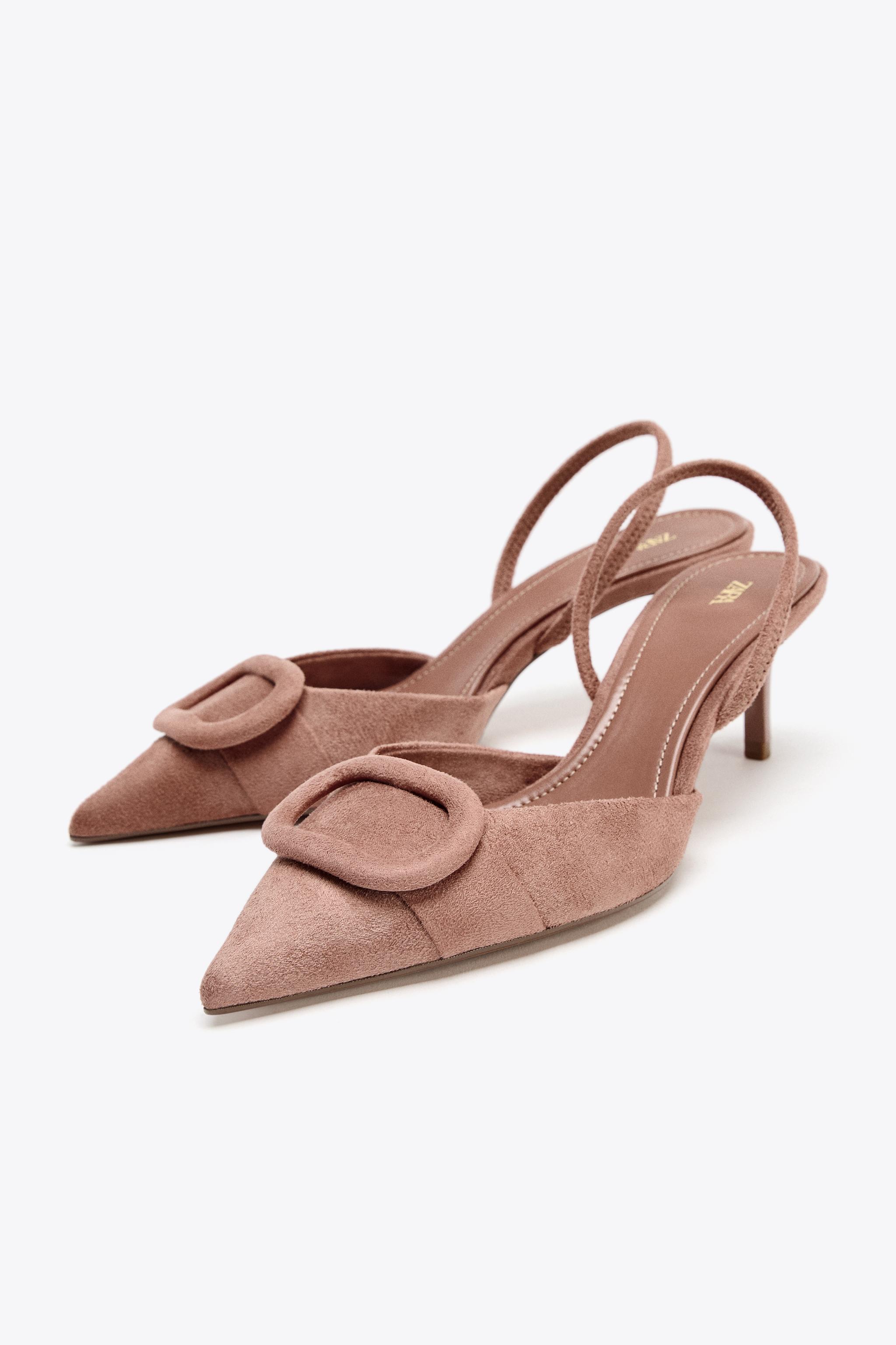 ☆ドイツ発*ZARA*新作*ウェッジスリングバックシューズ/WH☆ ウェッジスリングバックシューズ - ホワイト | ZARA Japan / 日本