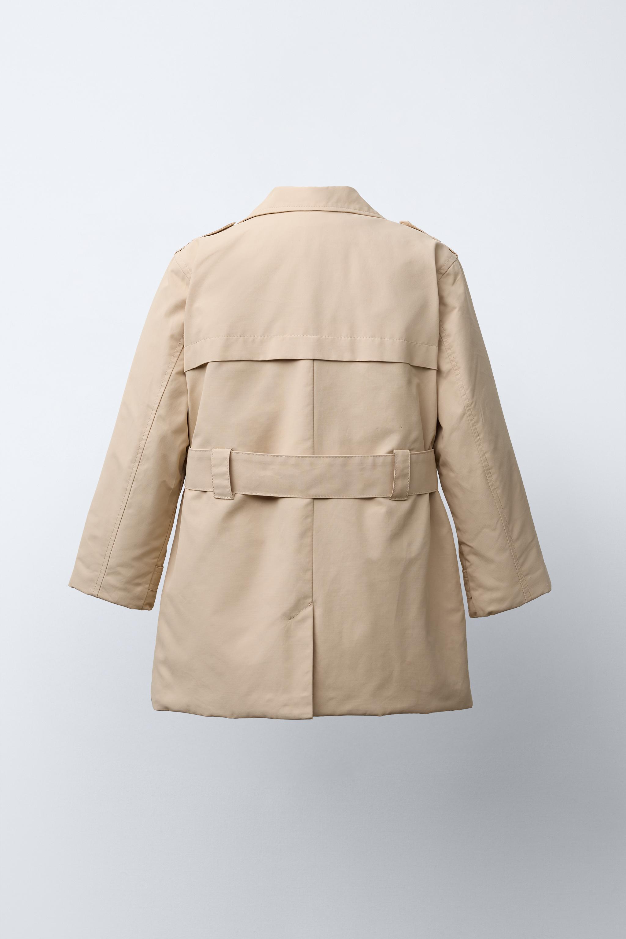BELTED QUILTED TRENCH COAT - Sand | ZARA United States