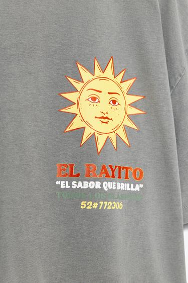 T-SHIRT IMPRIMÉ INSCRIPTION - Gris anthracite de Zara - Image 2