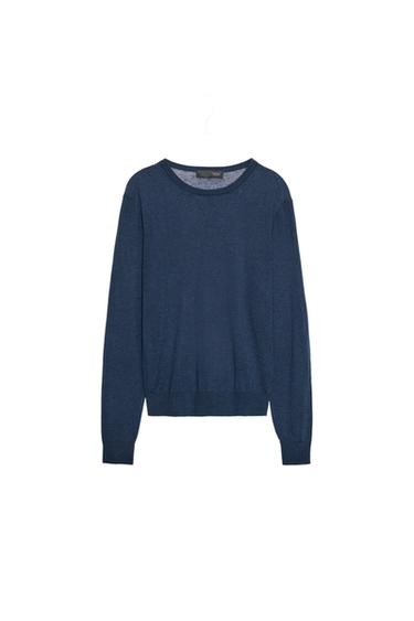 EXTRA-FINE WOOL AND SILK JUMPER
