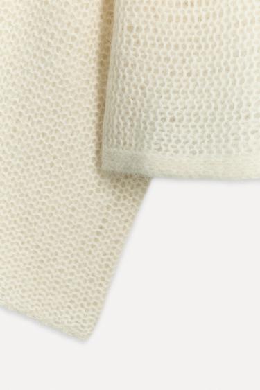 ALPACA BLEND SWEATER 50TH ANNIVERSARY - Ecru by Zara - Image 4