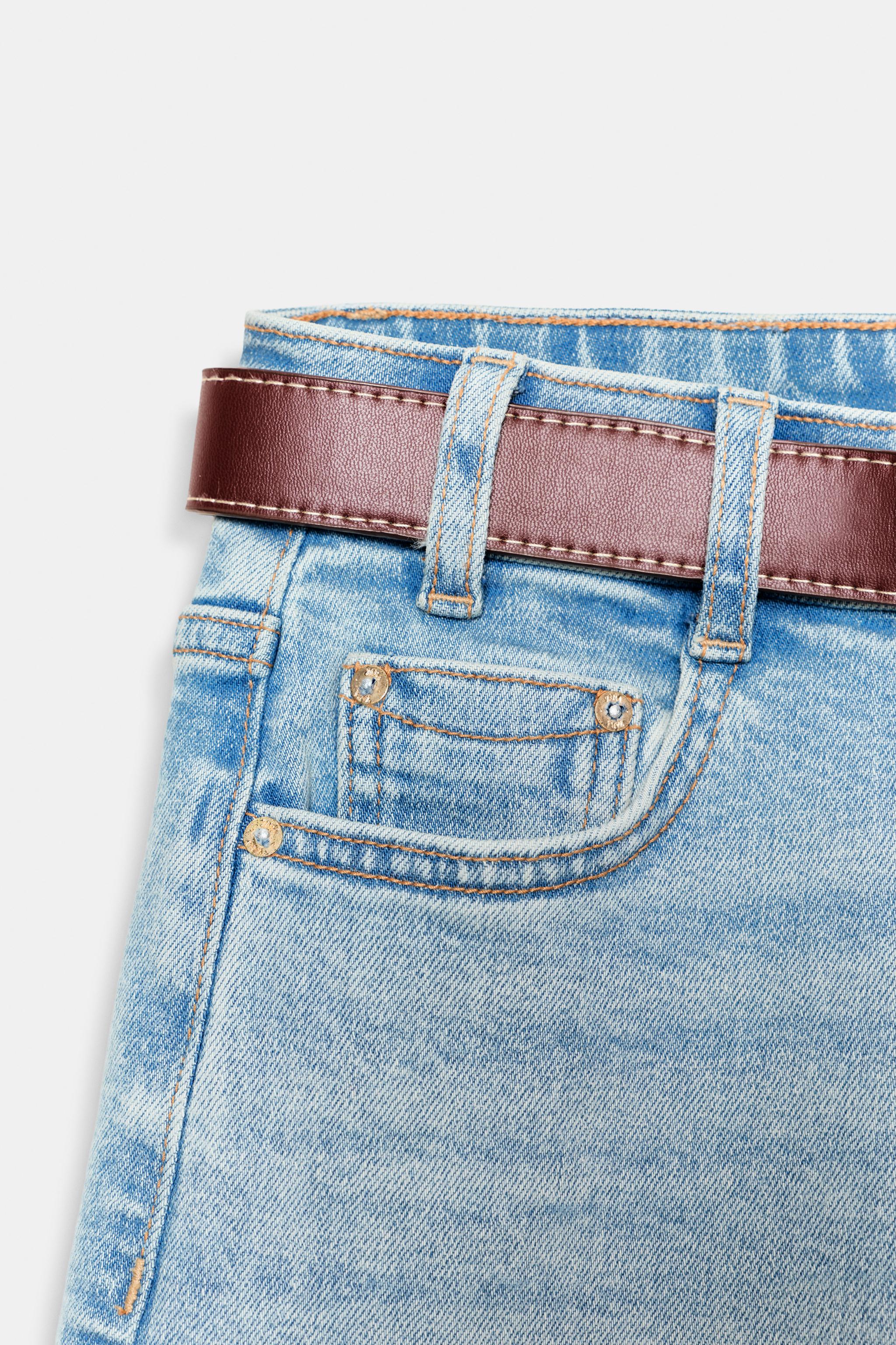 KEMERLİ Z1975 YÜKSEK BEL CULOTTE JEAN - Görsel 12