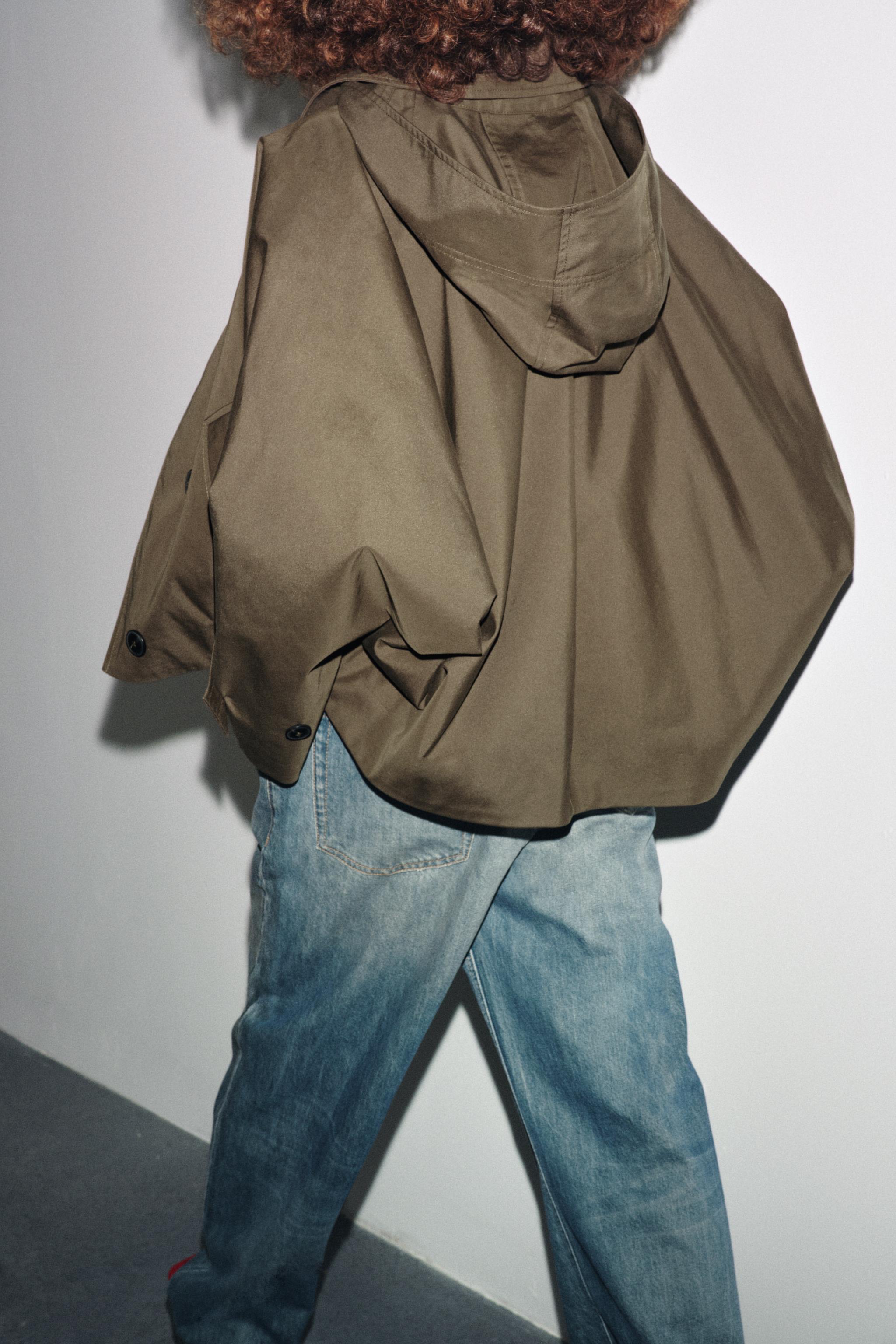ZARA ウールオーバーサイズコート グレー パーカー ジャケット アウター ZARA 2025年 ウール混紡スリムフィットコート グレー - メルカリ