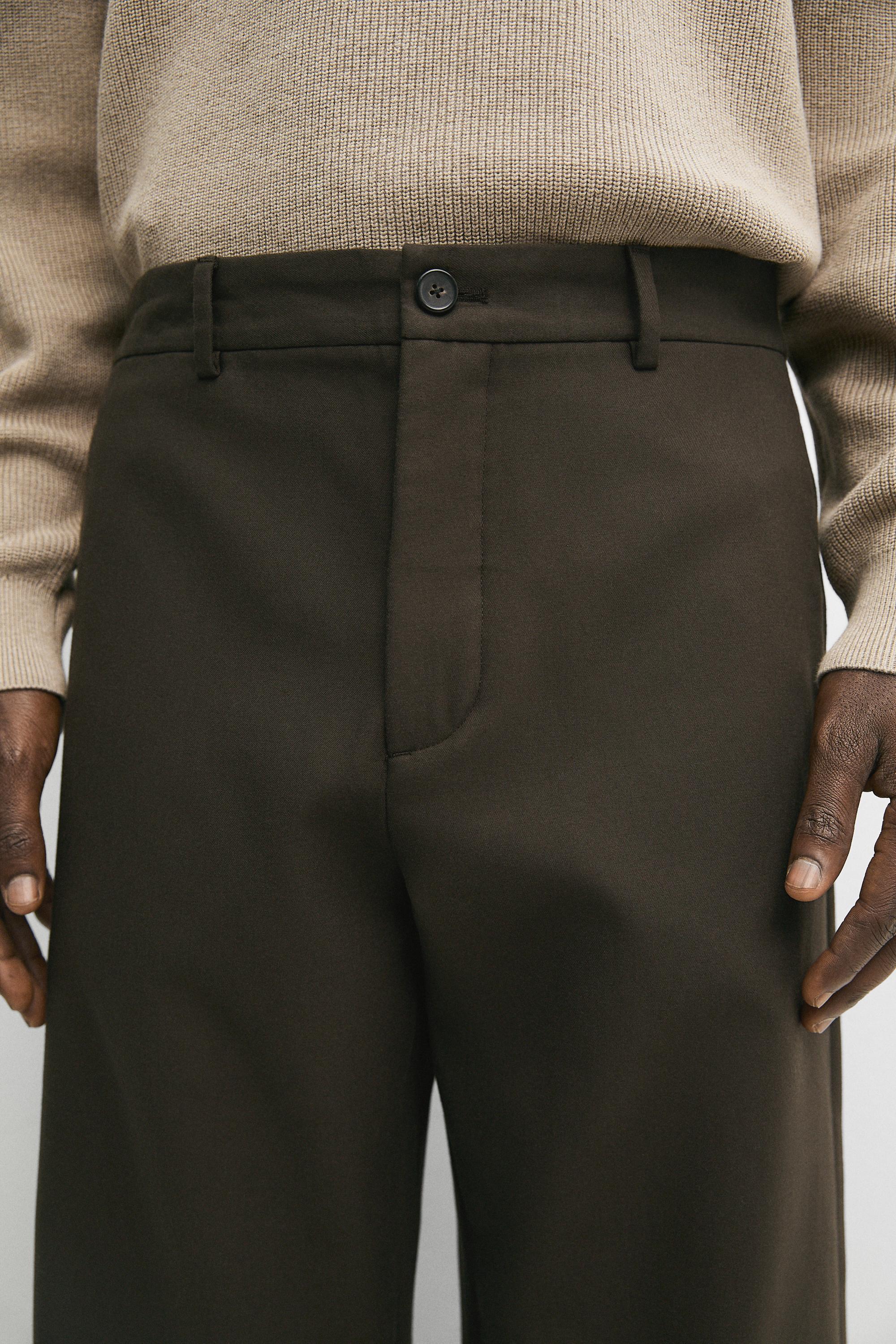 100% cotton pants with elasticated waistband