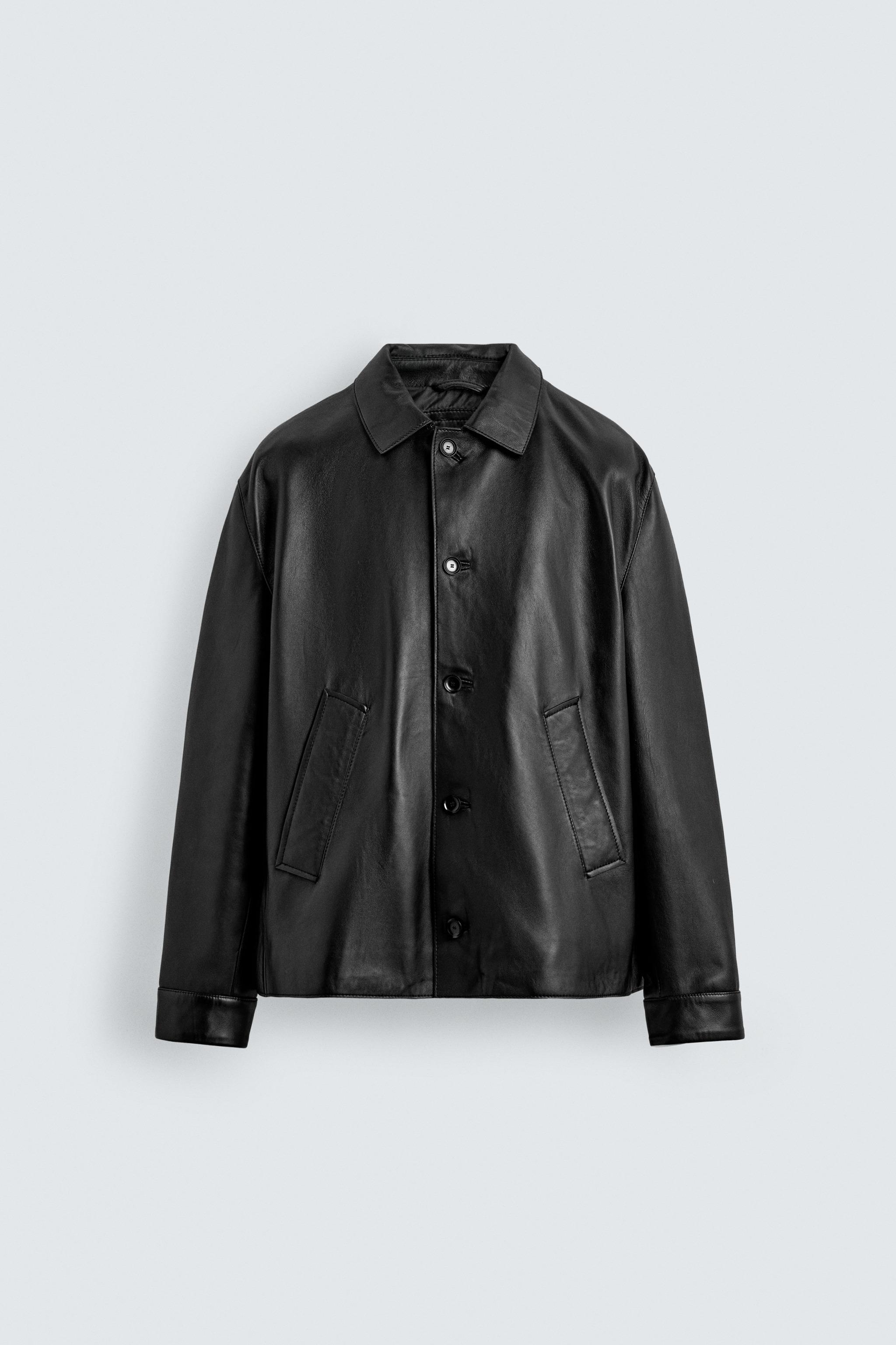 ZARA MAN レザージャケット ダークブラウン ブラウン（茶色）系 ZARA(ザラ) レザージャケット(メンズ
