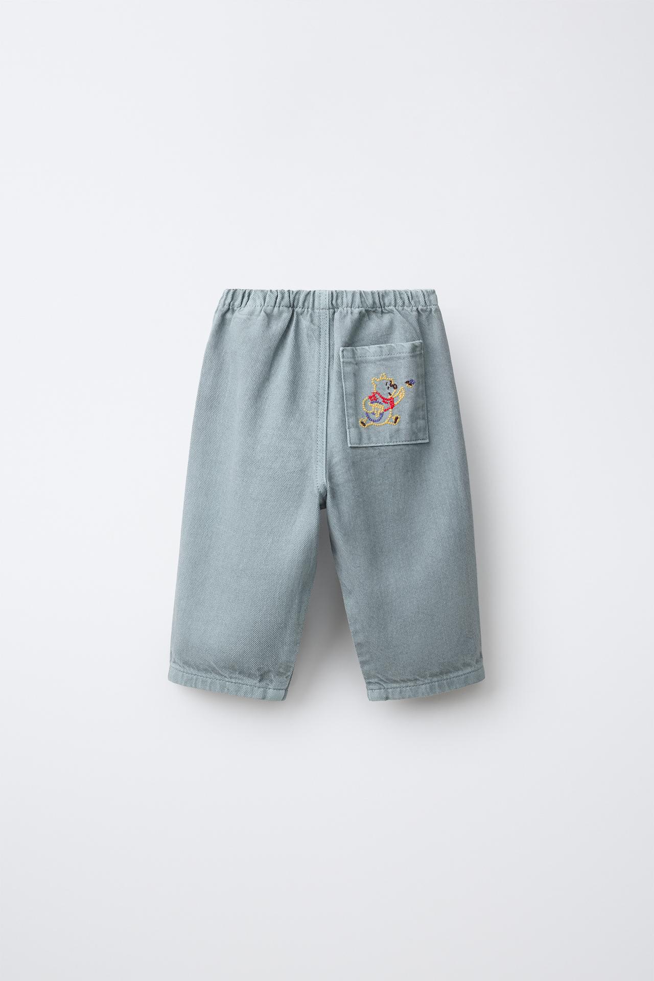 WINNIE THE POOH © DISNEY TWILL PANTS — Sea green