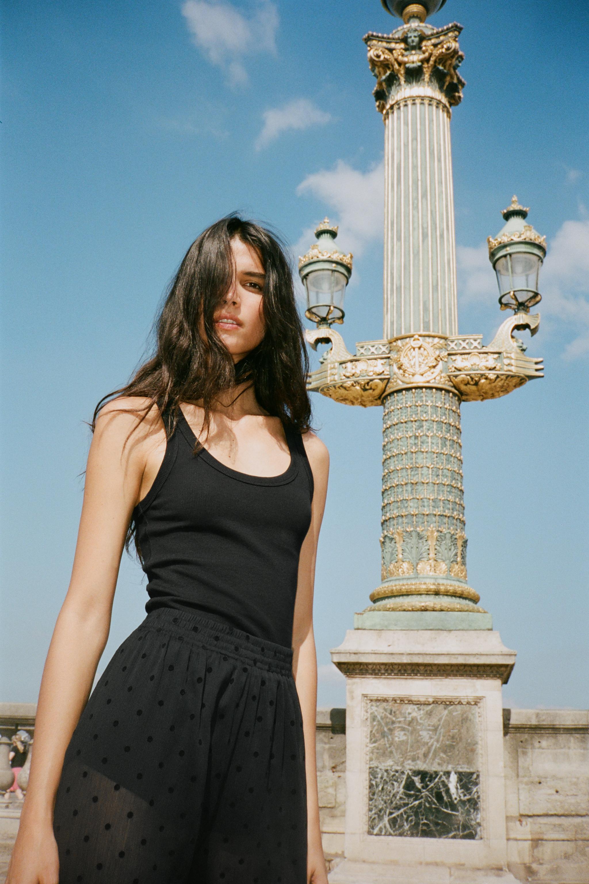 PANTALON BOUFFANT À POIS