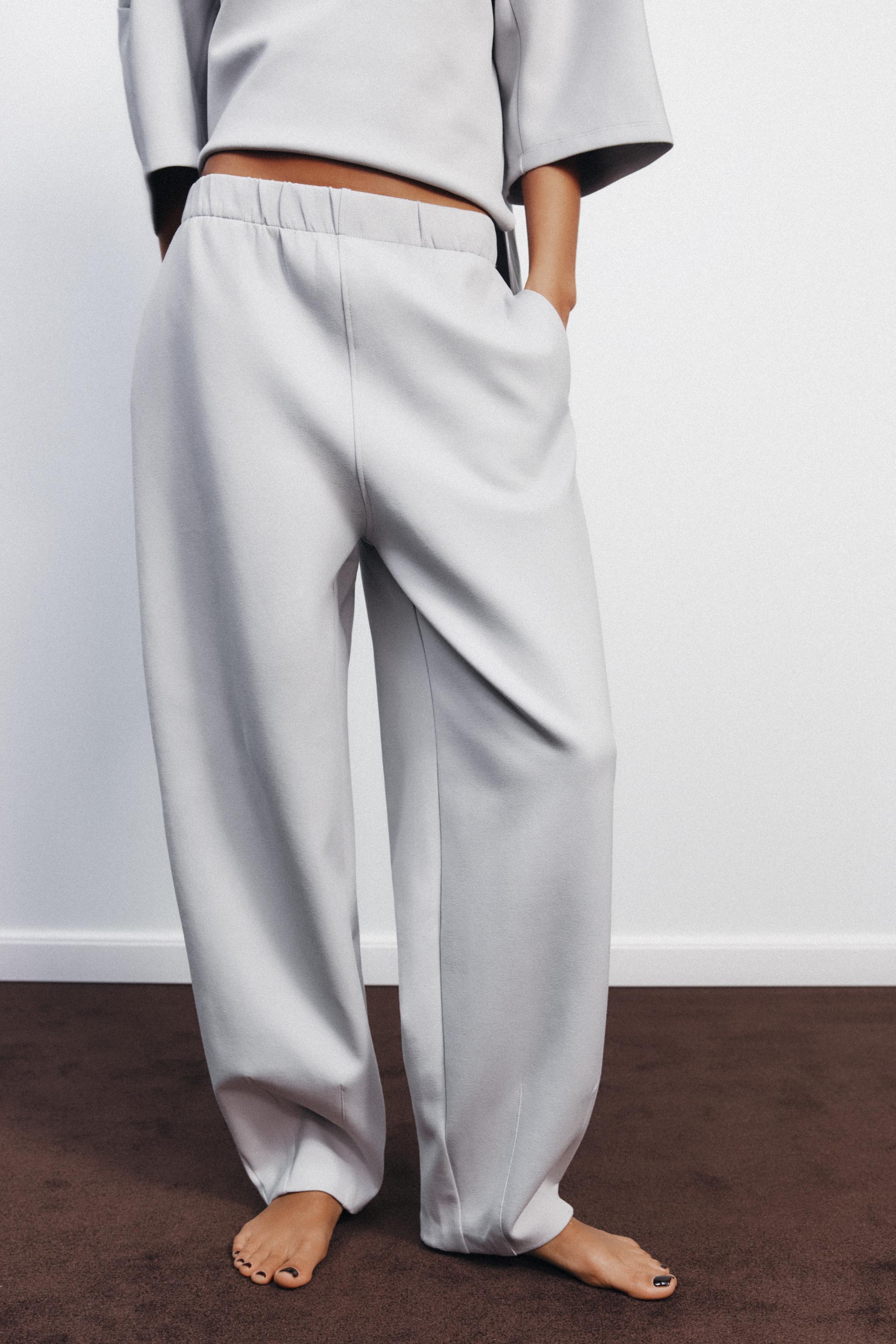 【ZARA】コクーンインターロックパンツ 3641/311/703 ZARA】コクーンインターロックパンツ 3641/311/703 (ZARA/パンツ