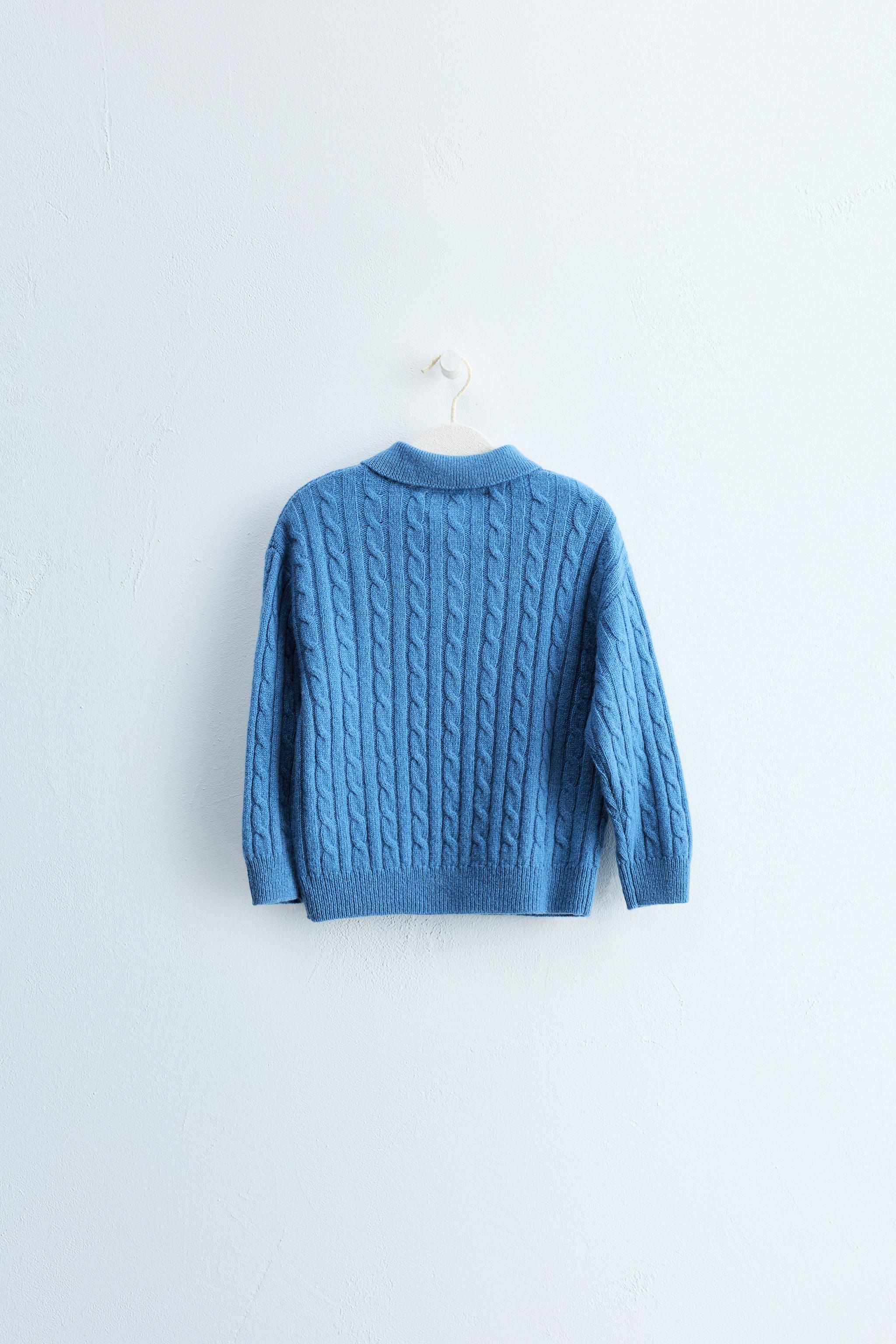 ZARA TIMELESS - 100% WOOL POLO KNIT JUMPER