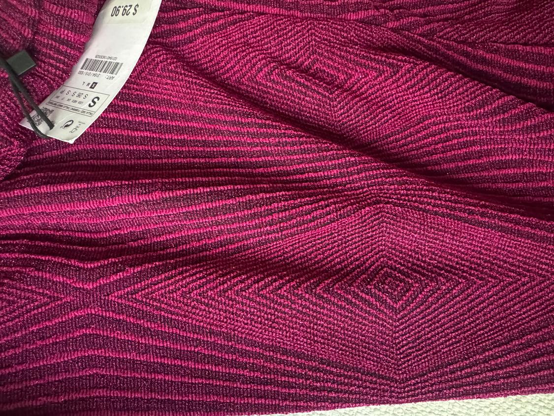 JACQUARD SKIRT WITH SHIMMER DETAIL - Image 4