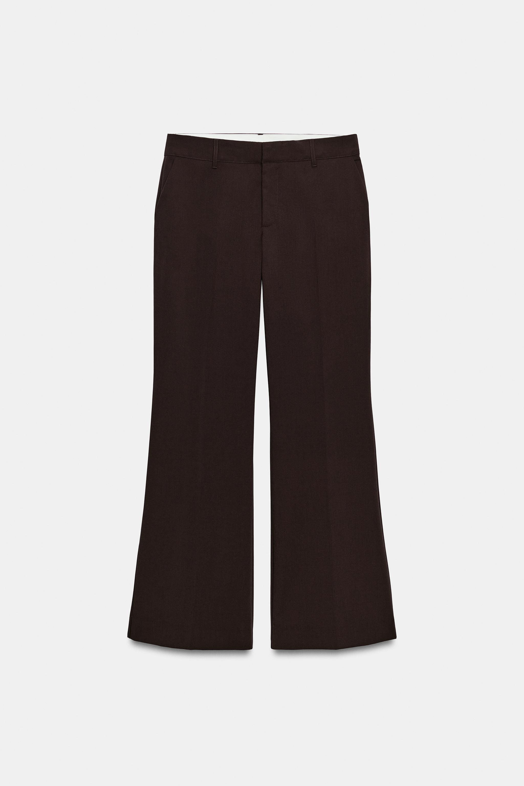 LOW-RISE STRAIGHT LEG PANTS
