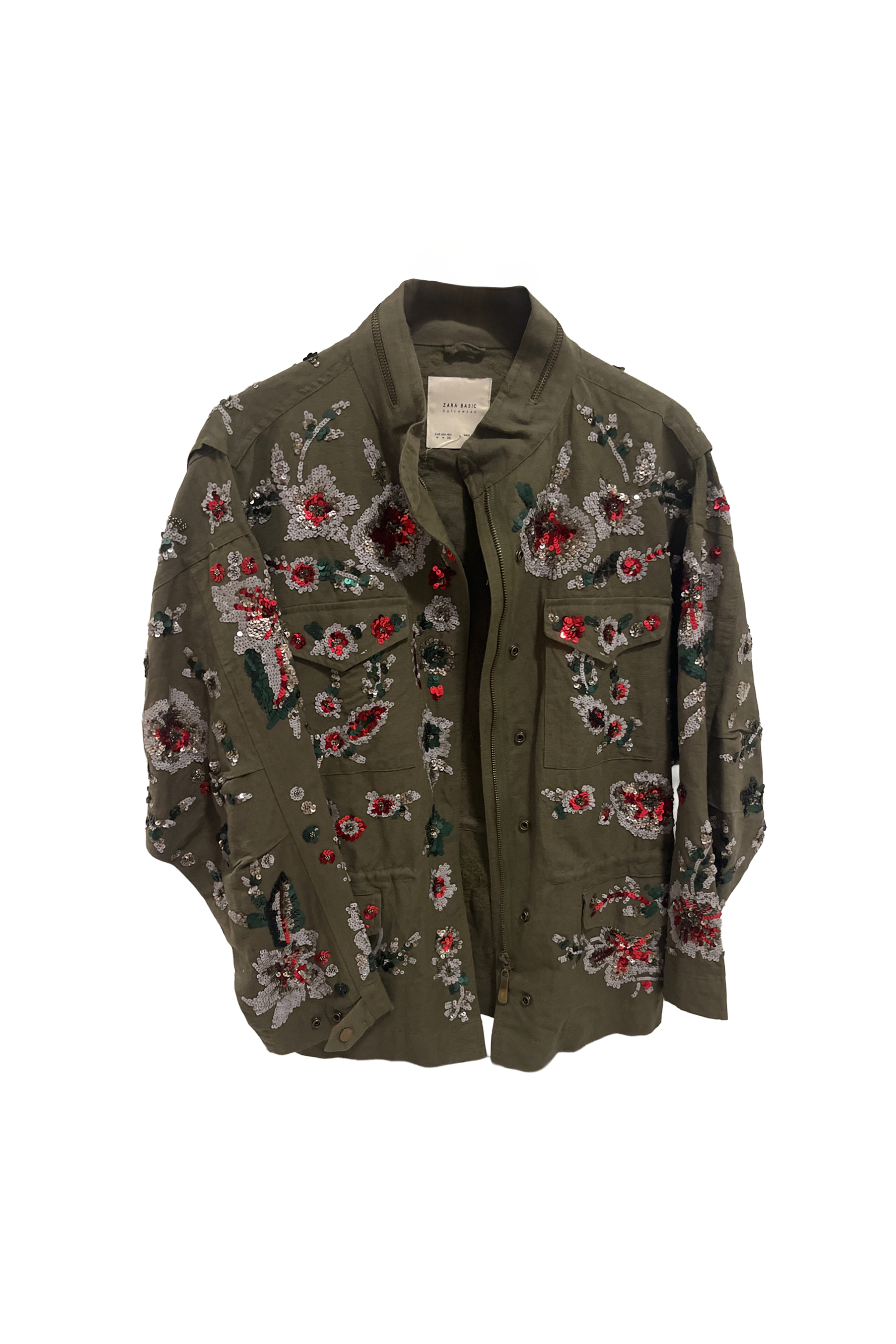 MILITARY JACKET SECOND HAND | Zara Preowned
