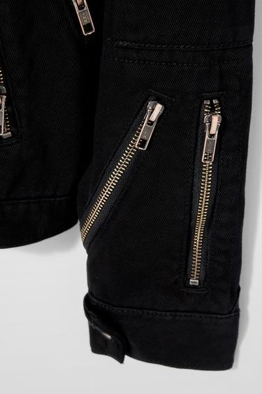 VESTE ZIPS KATE MOSS X ZARA - Noir de Zara - Image 3