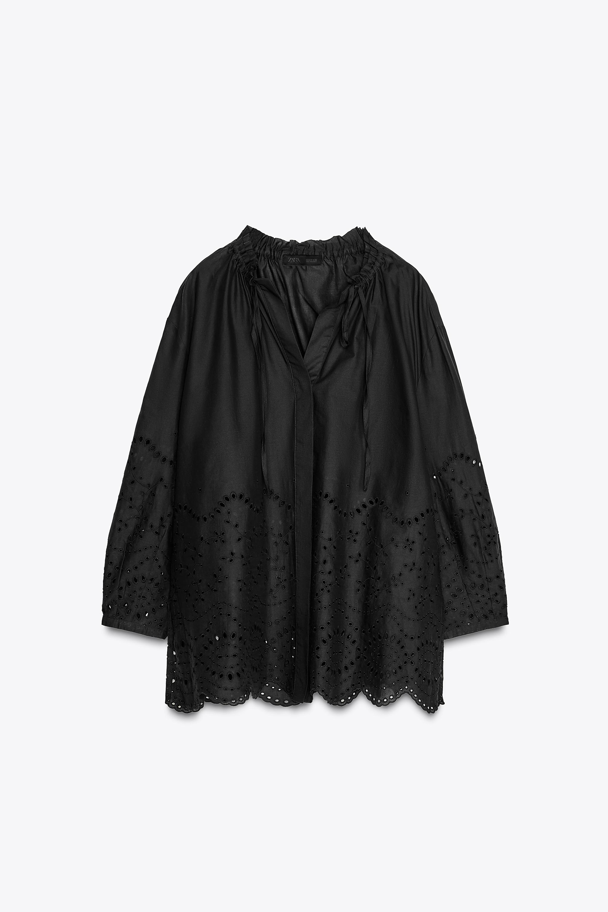適当な価格 ブラック - 刺繍入りブラウス COLLECTION ZW | 日本 / Japan ZARA ジャケット・アウター