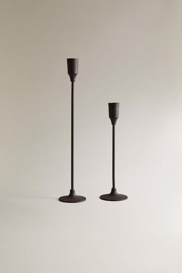 BRASS CANDLESTICK — Black 1