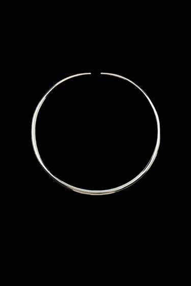 METALL-CHOKER-HALSKETTE - Silber von Zara