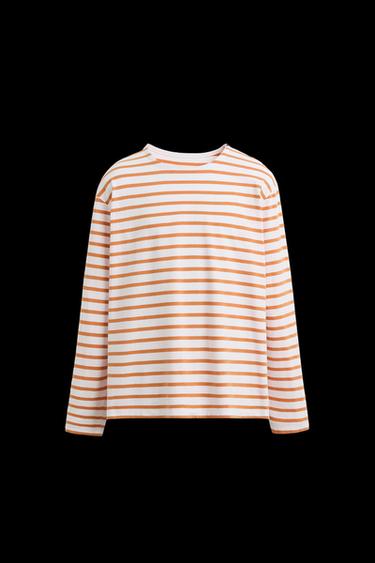 STRIPED JACQUARD T-SHIRT - striped by Zara - Image 0