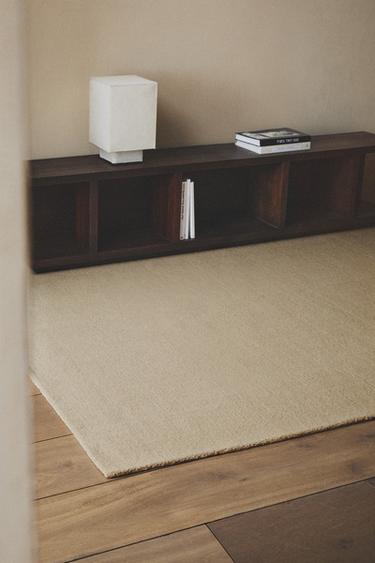 Zara WOOL AREA RUG - Beige