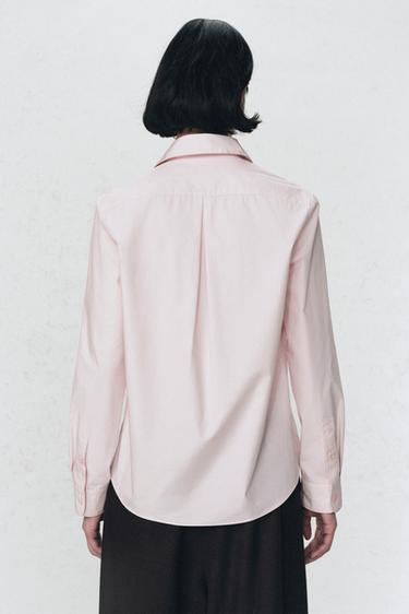 POPLIN SHIRT SOSHIOTSUKI X ZARA - Pink by Zara - Image 3